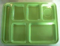 Fiberglass cafeteria tray